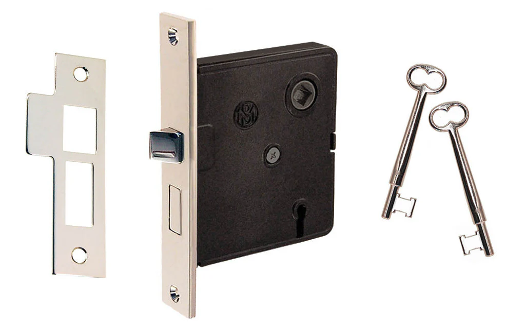 Classic Brass Interior Mortise Lock Set - Image 3
