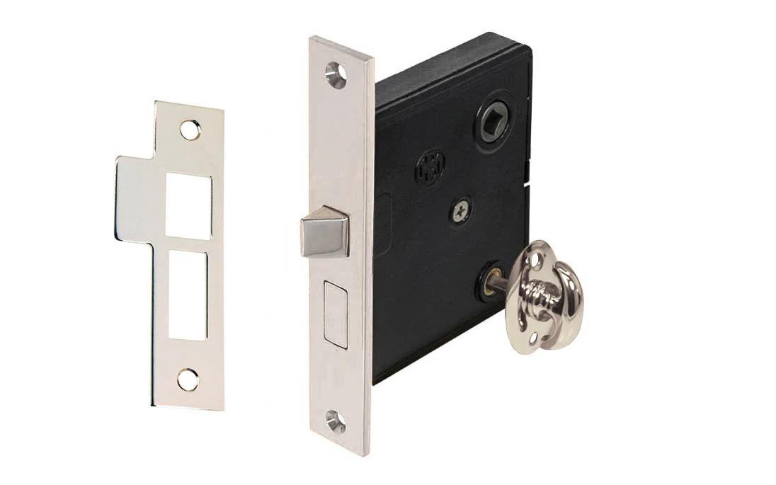 Classic Brass Interior Mortise Lock Set With Thumbturn - Image 2