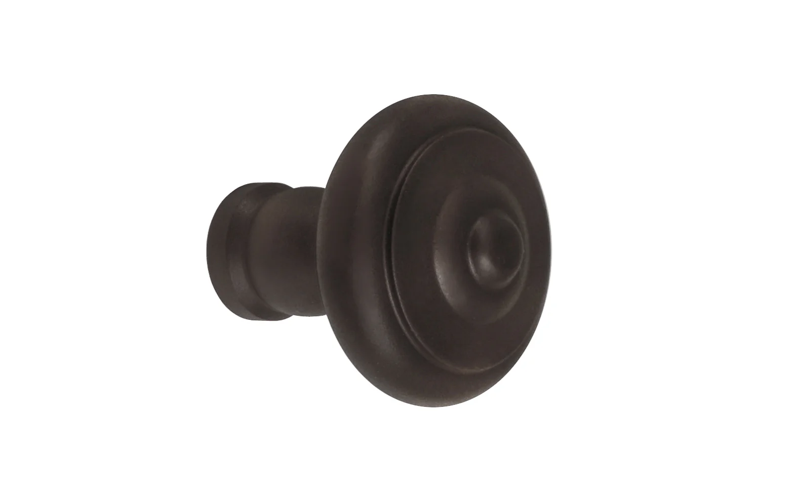 Solid Brass Mid-Century Style Cabinet Knob ~ 1" Diameter - Image 5