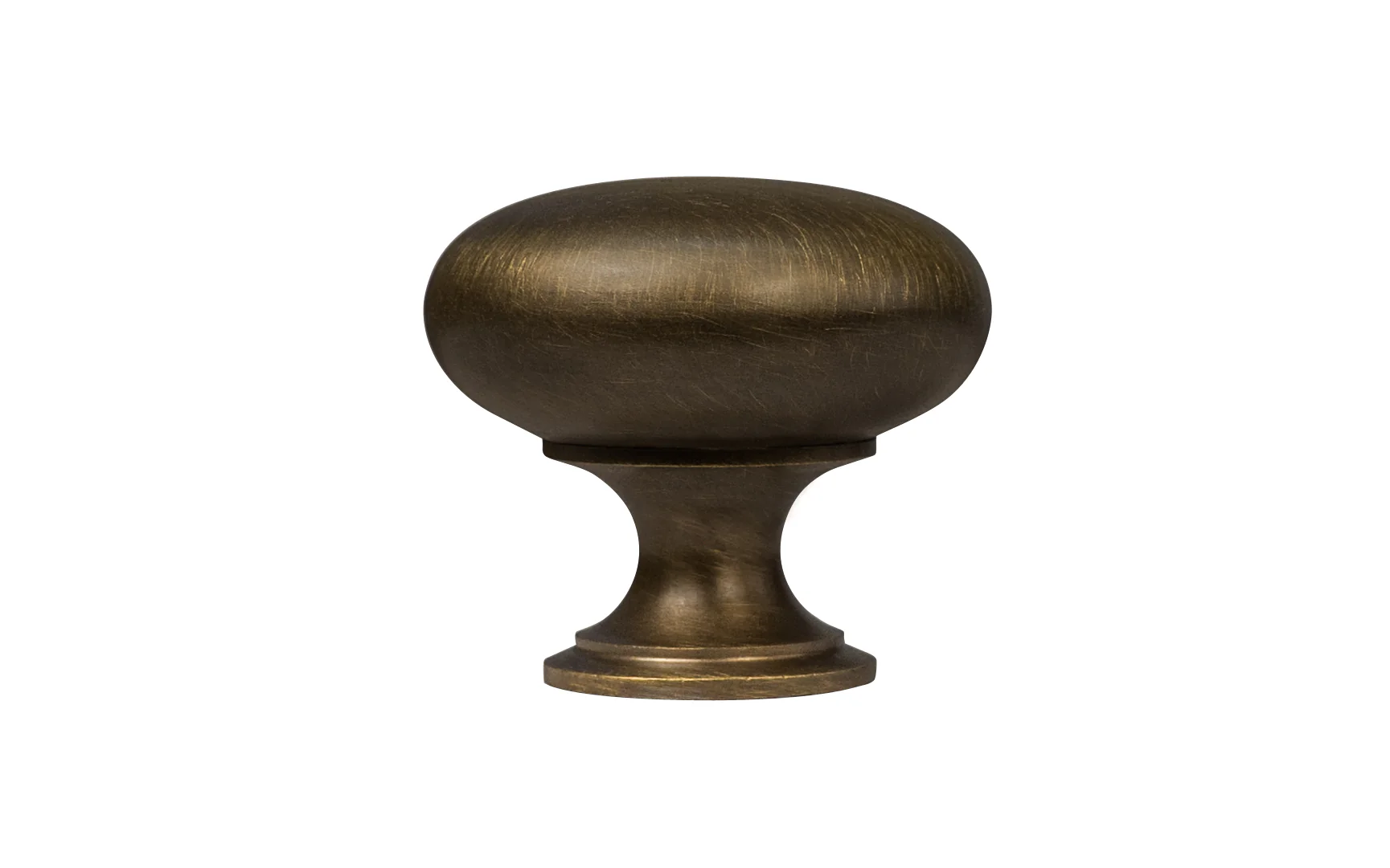 Classic Brass Cabinet Knob ~ Antique Brass Finish - Image 2