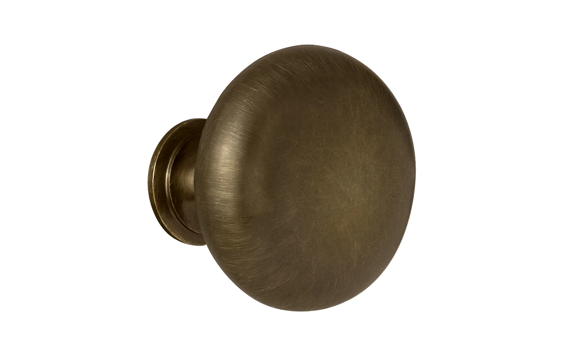 Classic Brass Cabinet Knob ~ Antique Brass Finish - Image 3