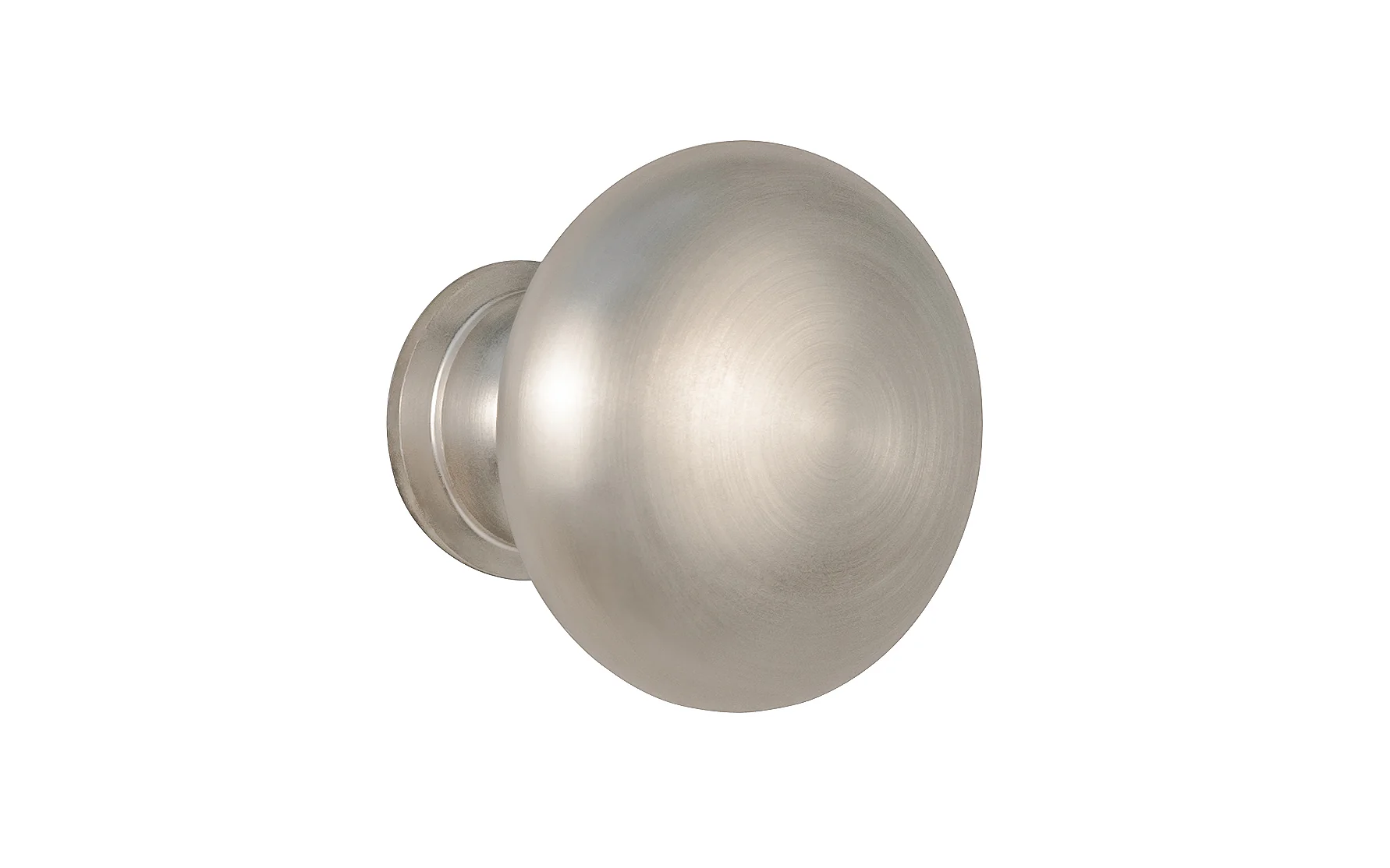 Classic Brass Cabinet Knob ~ Brushed Nickel Finish