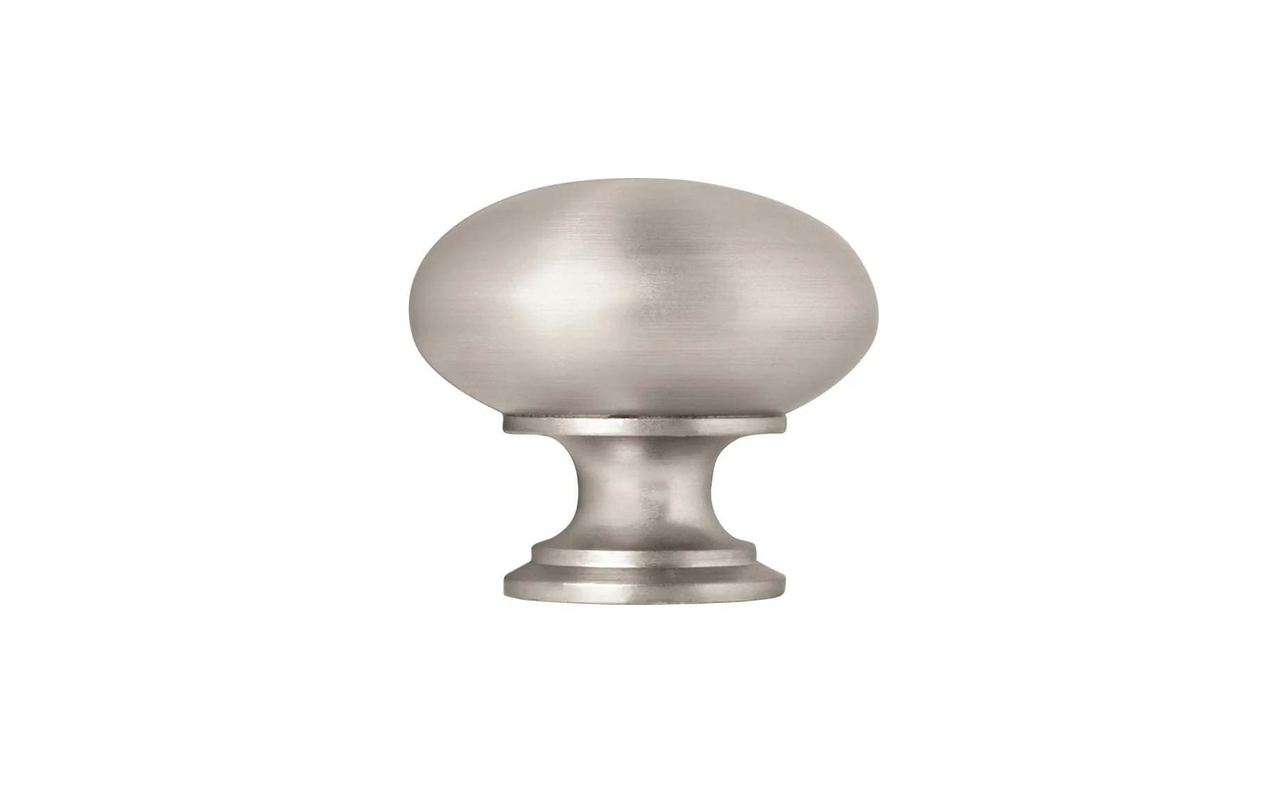 Classic Brass Cabinet Knob ~ Brushed Nickel Finish - Image 6