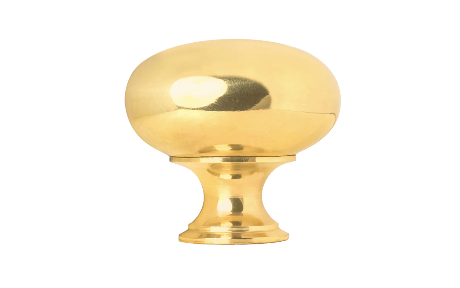 Classic Brass Cabinet Knob ~ Unlacquered Brass - Image 7