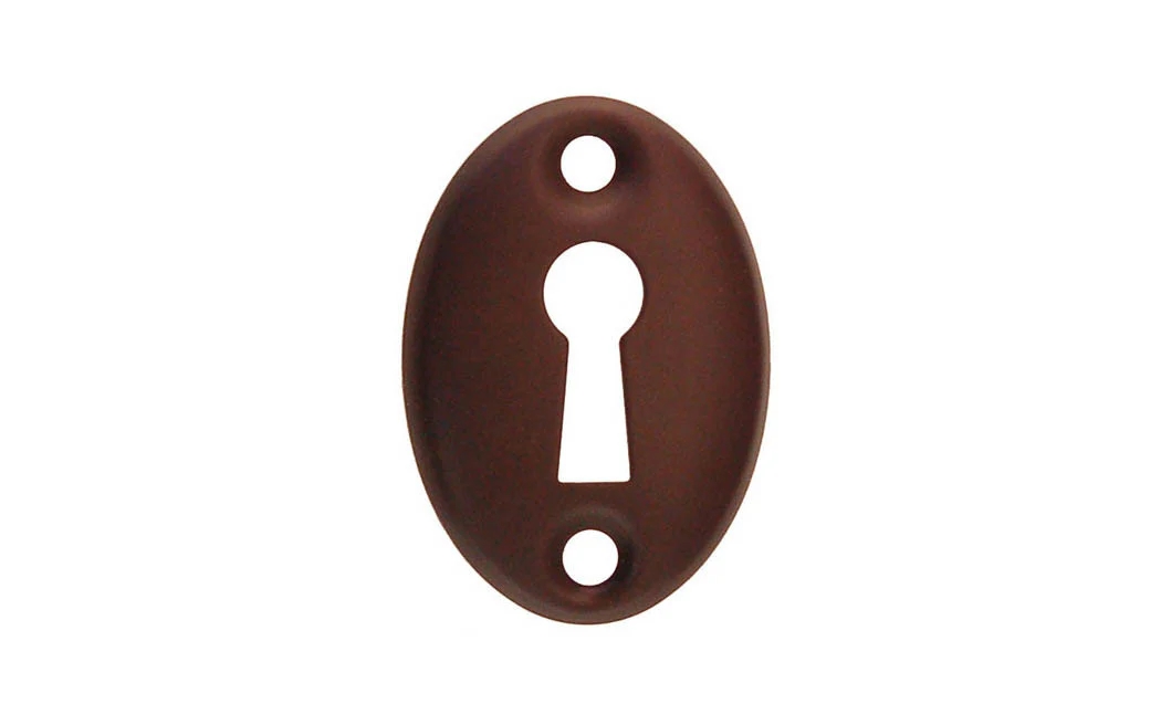 Classic Brass Oval Keyhole - Image 2