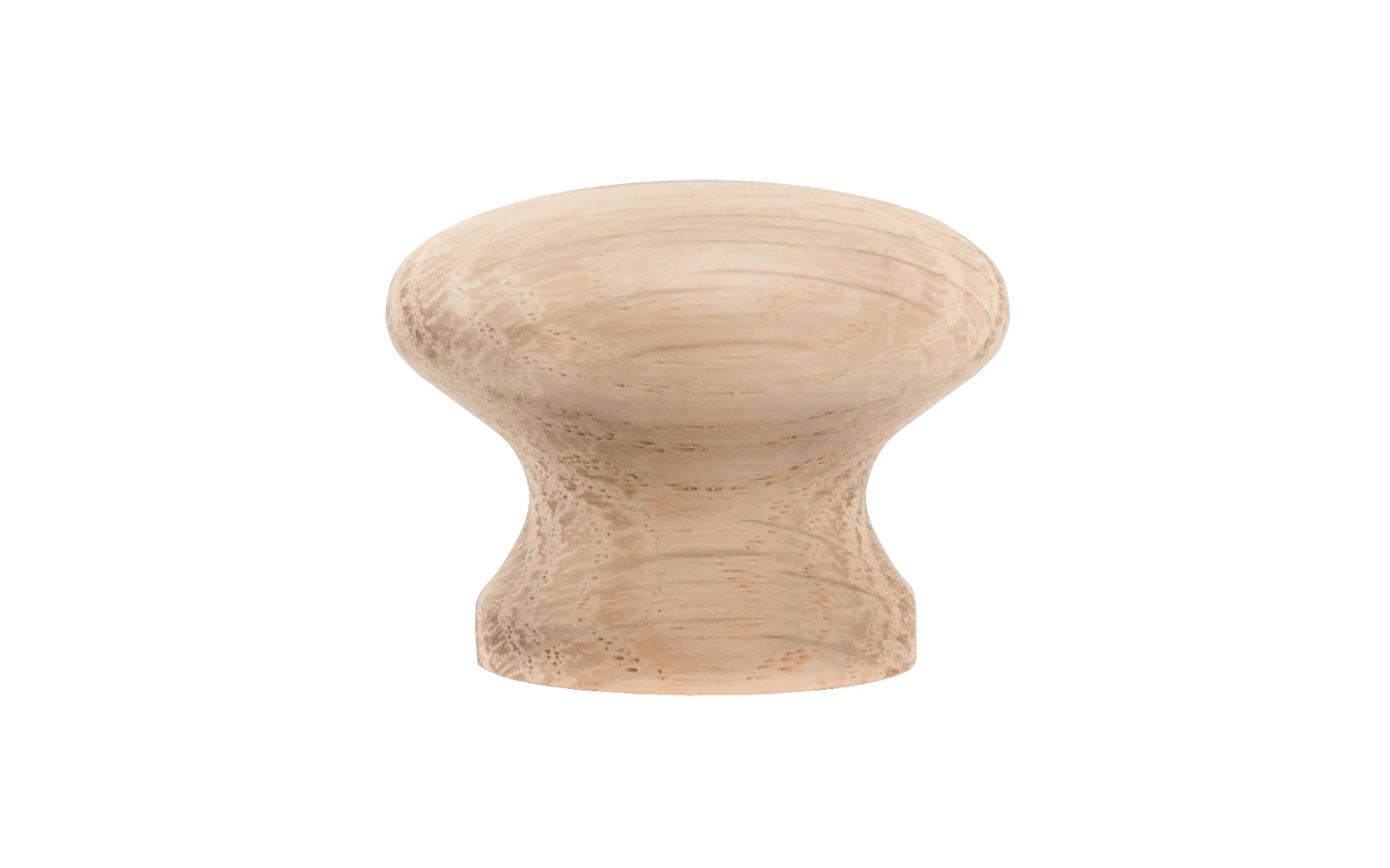 Classic Oak Wood Round Cabinet Knob - Image 2
