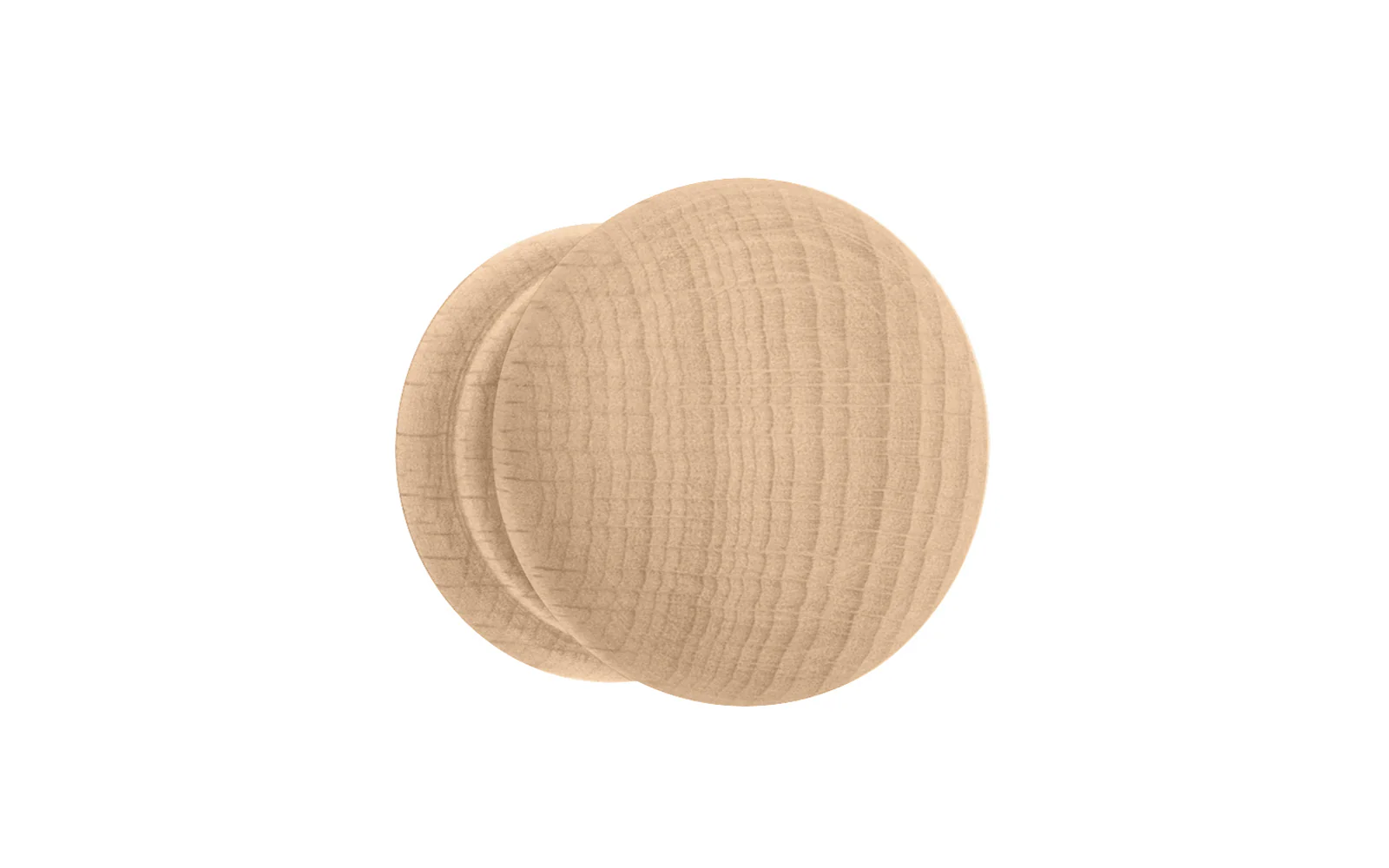 Classic Shaker Beech Cabinet Knob with Tenon - Image 3