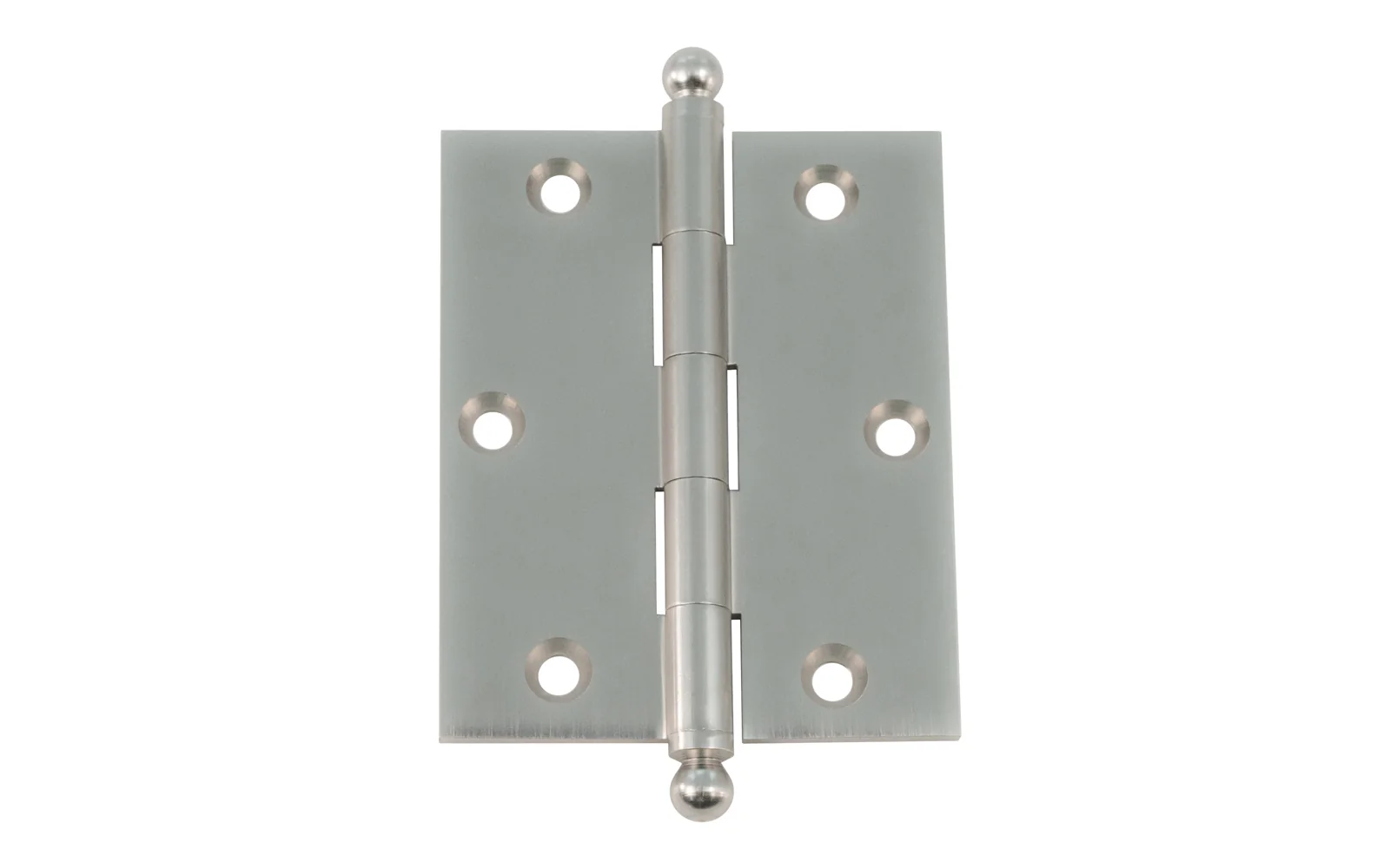 Classic Solid Brass Ball-Tip Cabinet Hinge ~ 2-1/2" x 2" - Image 4