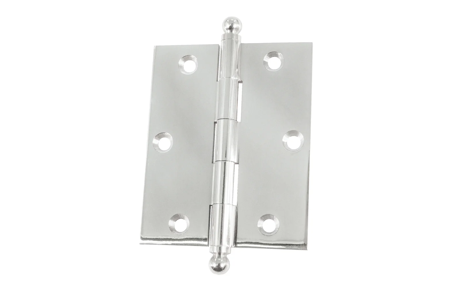 Classic Solid Brass Ball-Tip Cabinet Hinge ~ 2-1/2" x 2" - Image 8