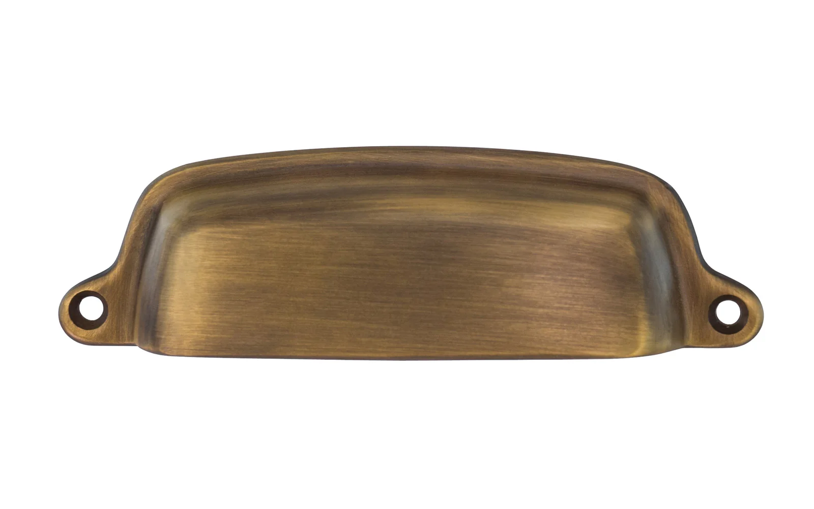Classic Solid Brass Bin Pull ~ 4" On Centers - Image 6