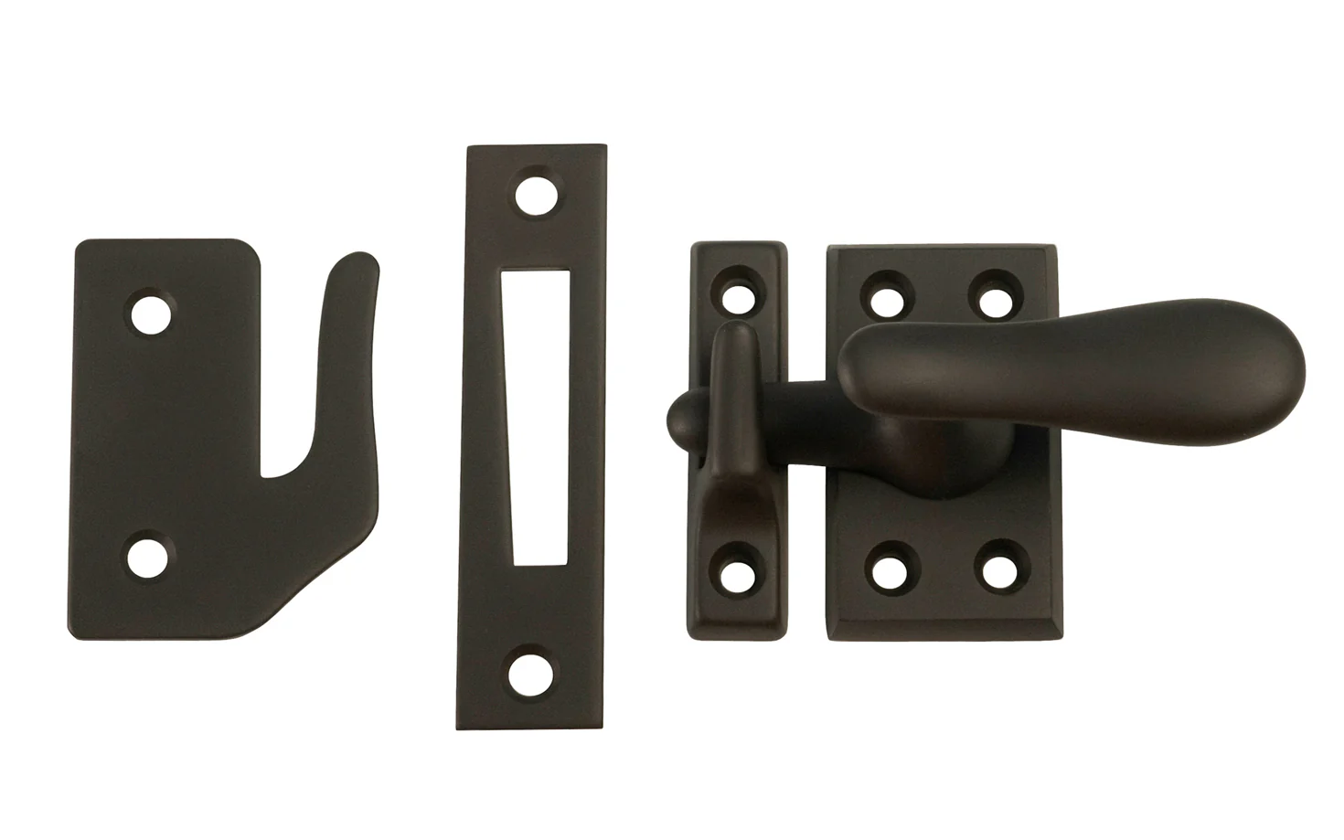 Classic Solid Brass Casement Window Latch ~ Large Size - Image 2