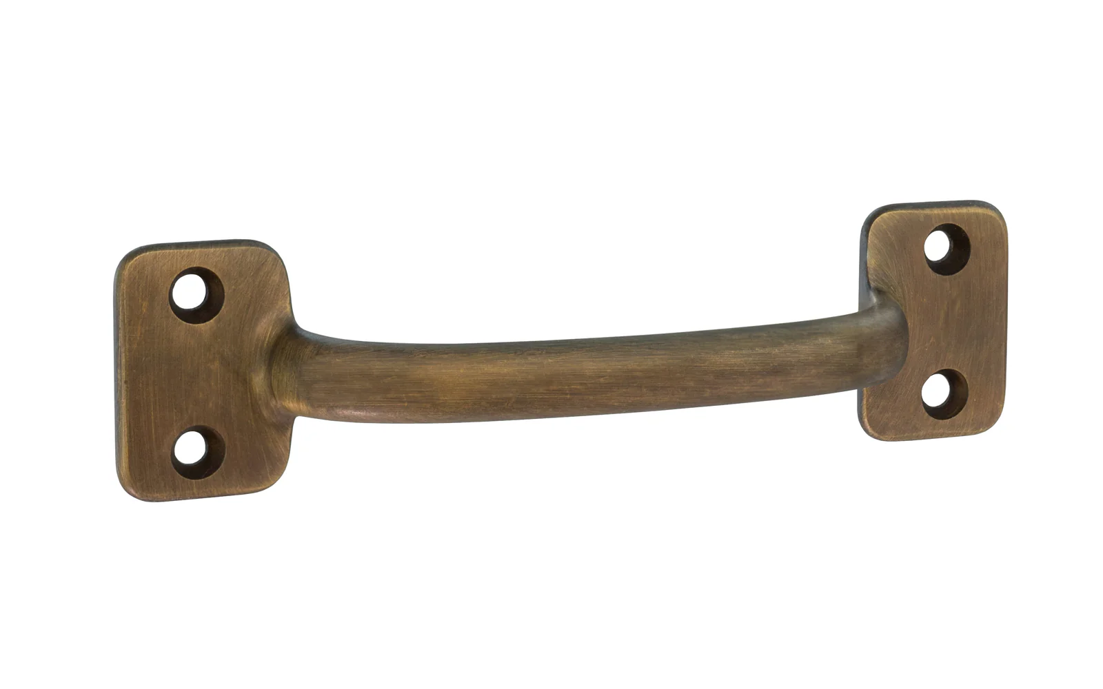 Classic Solid Brass Handle Pull ~ 4" On Centers - Image 2