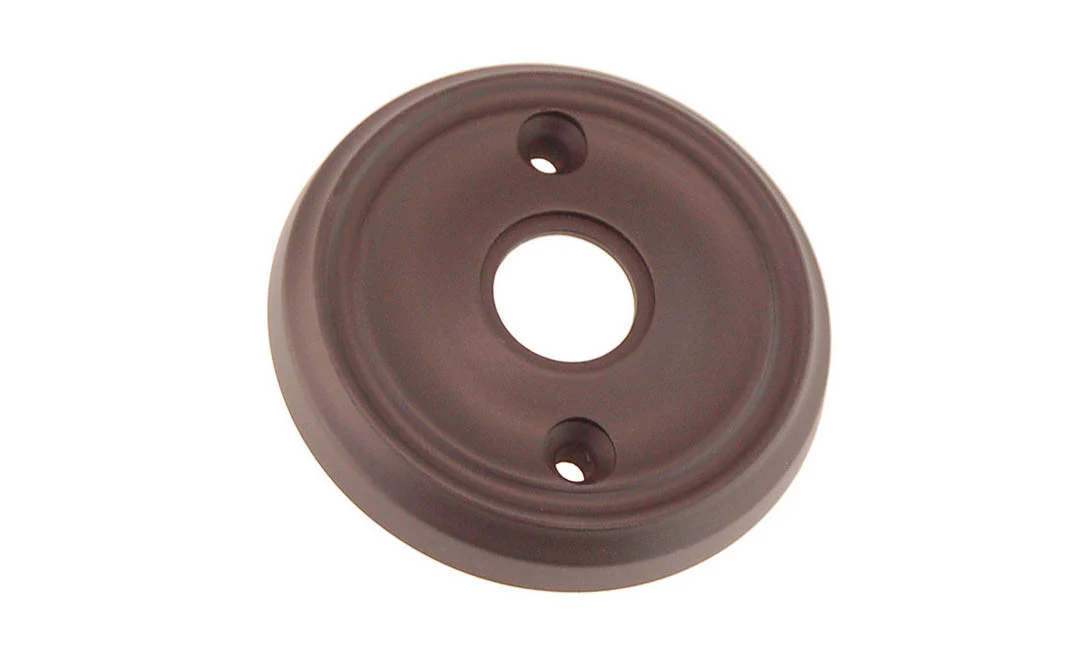 Classic Solid Brass Rosette ~ Passage (Non-Locking) - Image 3