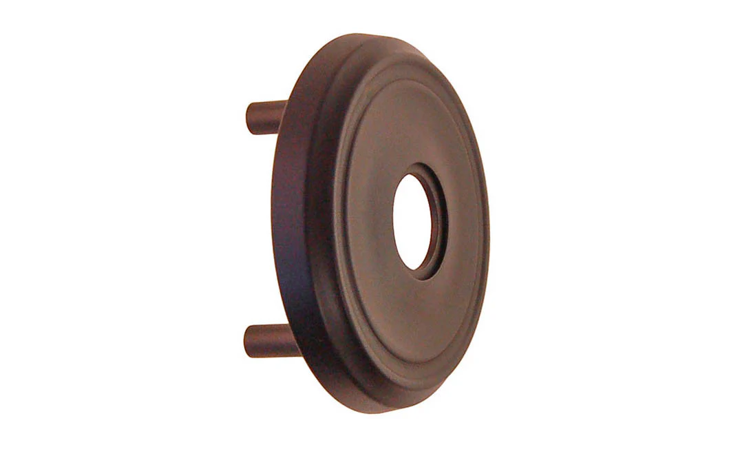 Classic Solid Brass Rosette with Threaded Shanks ~ Passage (Non-Locking) - Image 3