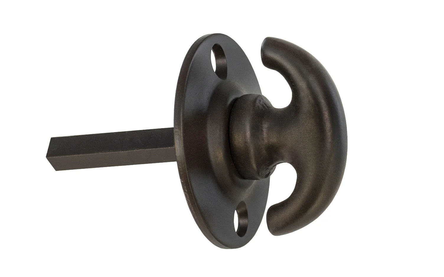 Classic Solid Brass Thumbturn with Round Plate - Image 3