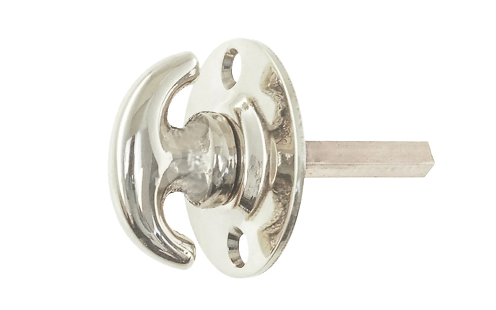 Classic Solid Brass Thumbturn with Round Plate - Image 4