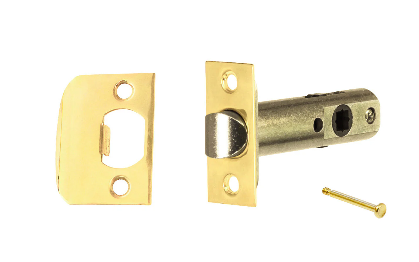 Classic Spring Latch for Doors with Locking Pin (Privacy) ~ 2-3/8" Backset - Image 6