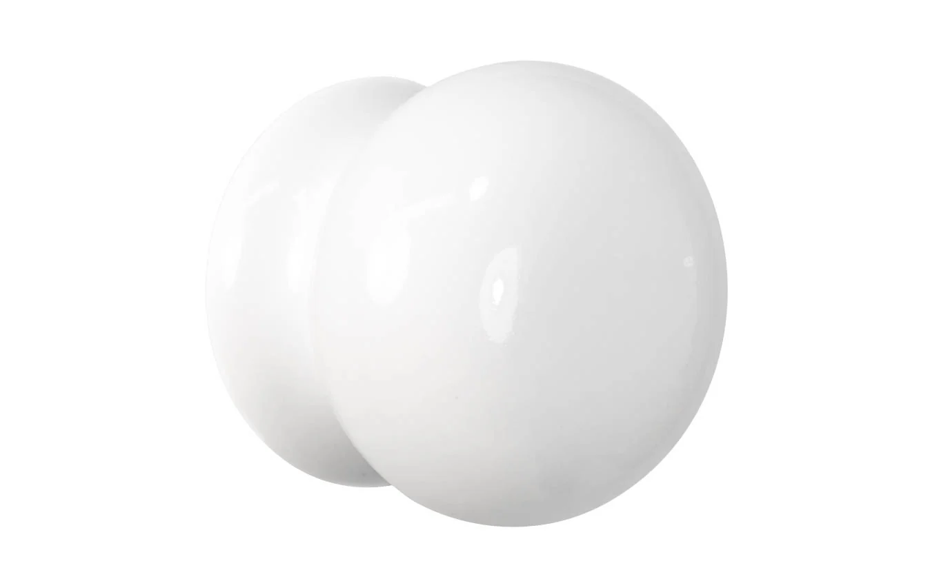 Classic White Porcelain Cabinet Knob - Image 4