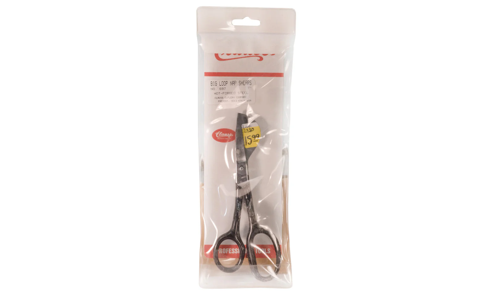 Clauss 7" Big Loop Nap Scissors