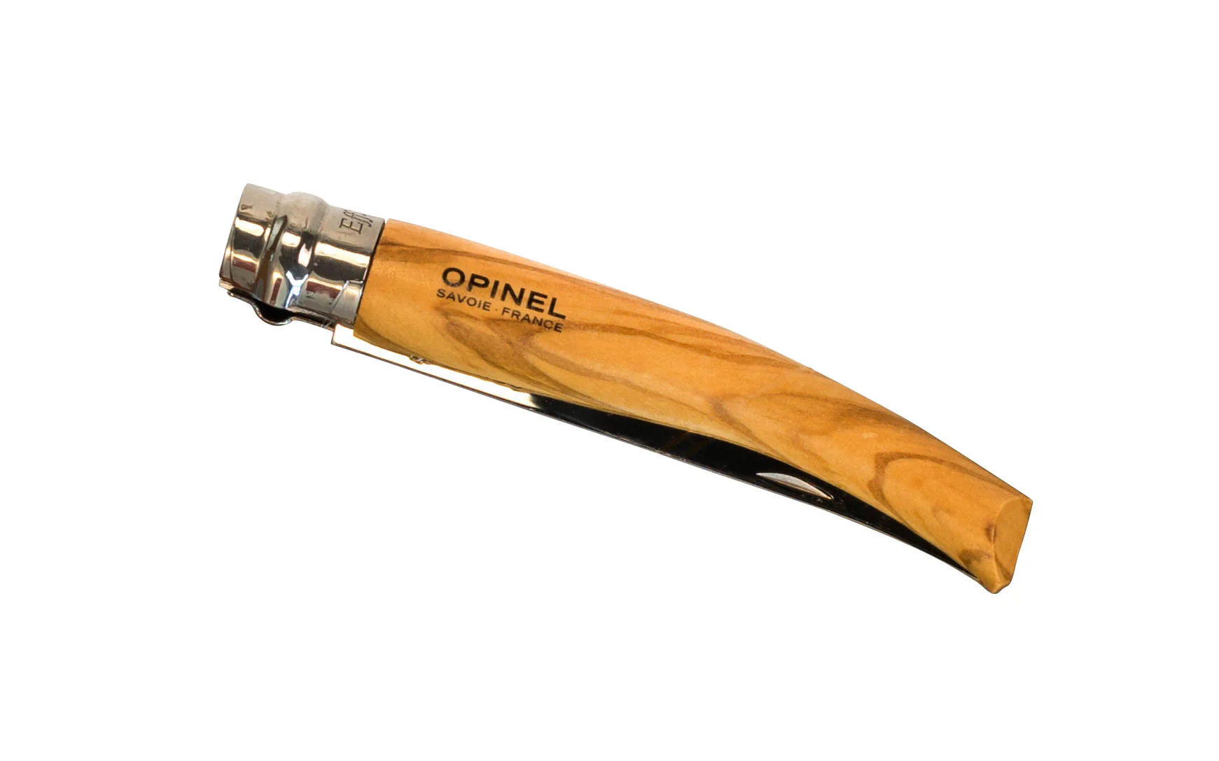 Opinel Stainless Steel "Effilés" Slim Knife ~ Olivewood Handle Gift Box Set - Image 3