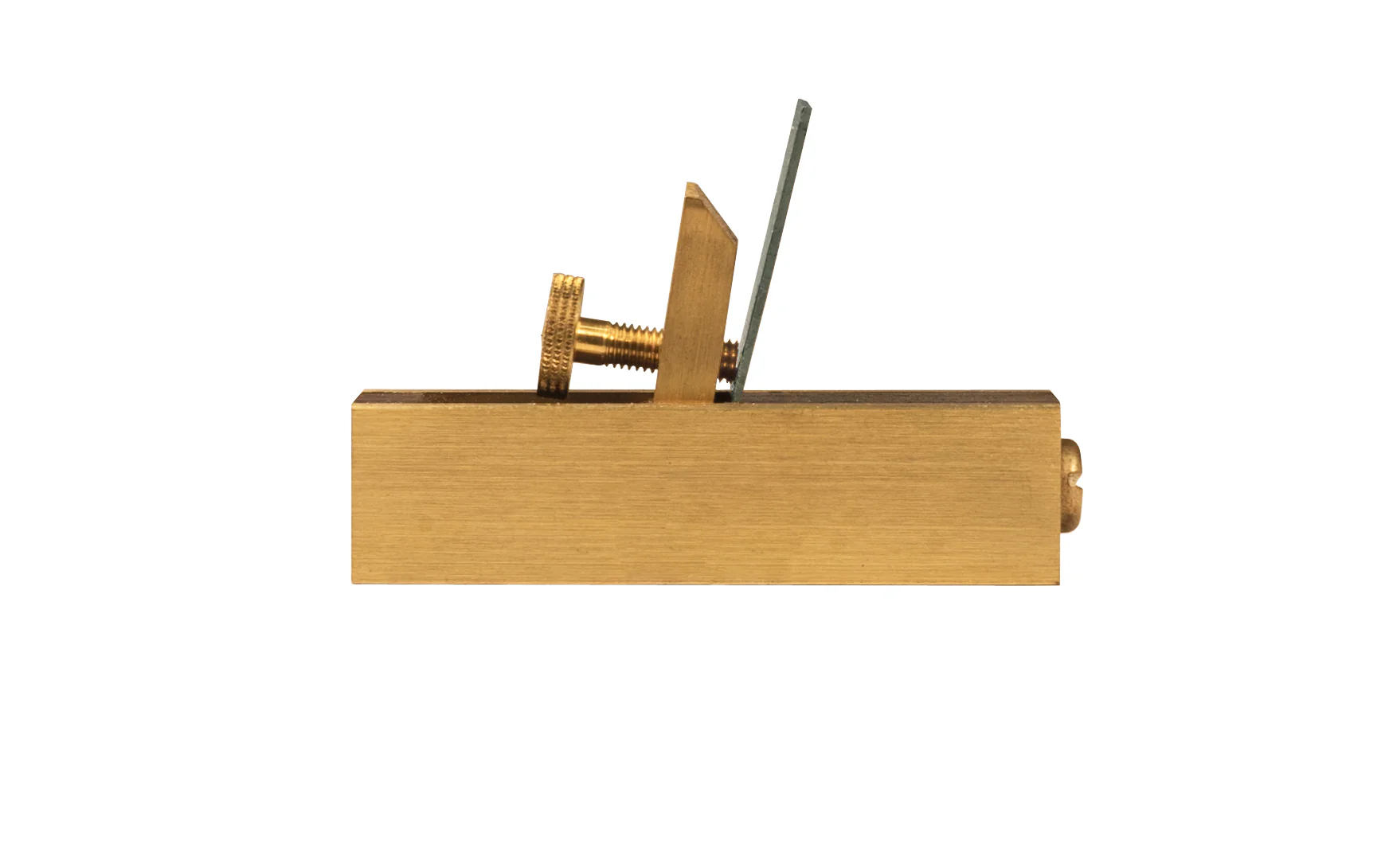 Crown Tools Brass Miniature 3" Scraper Plane - Image 2