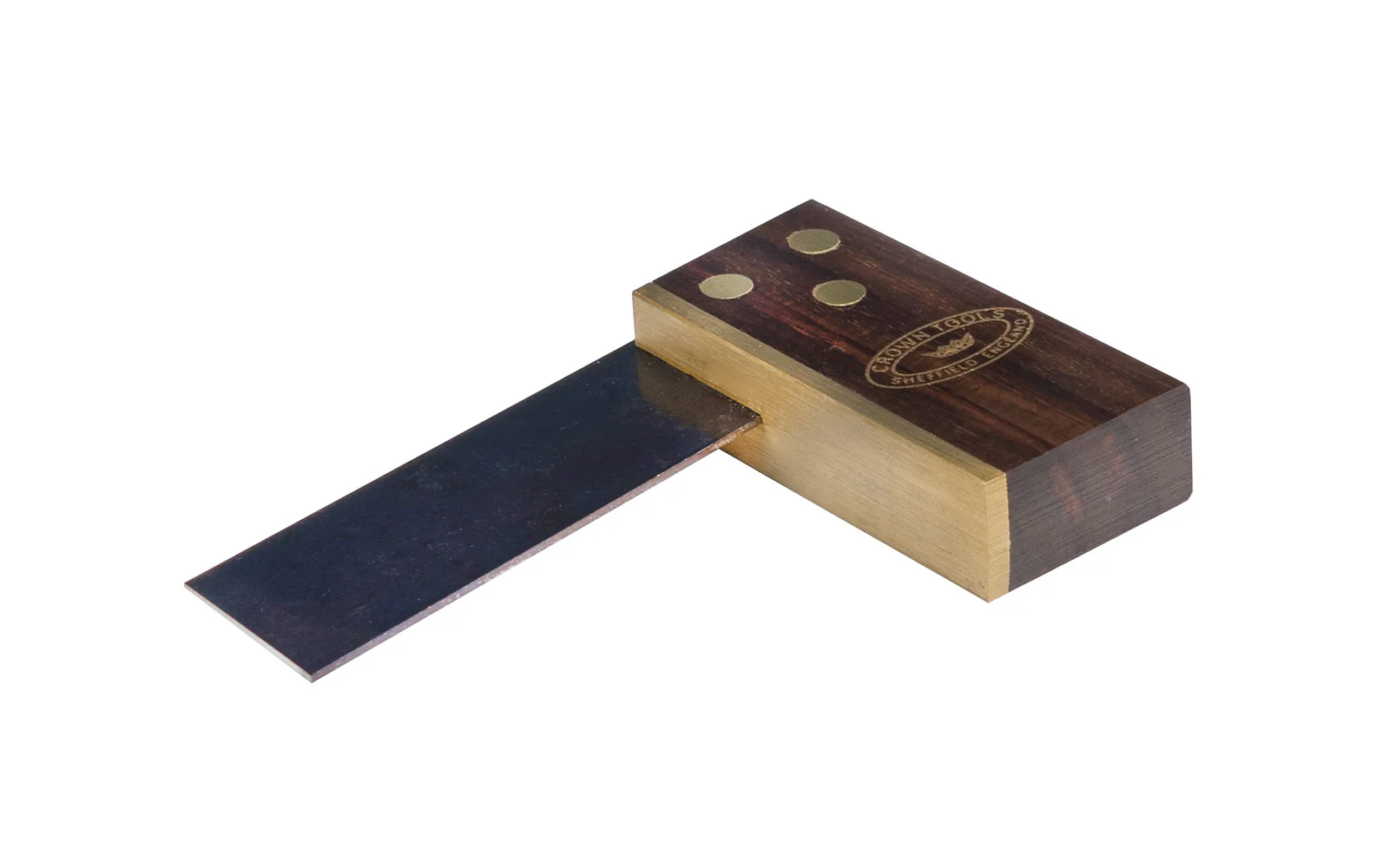 Crown Tools Miniature Walnut Dovetail Square ~ 1:6 Pitch - Image 2