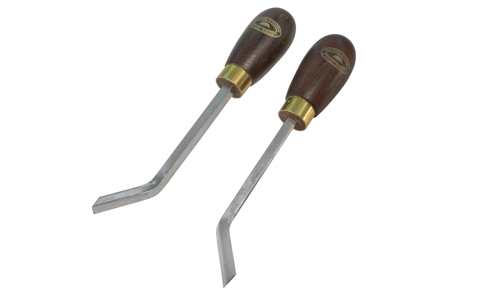 Crown Tools Pair of Bent Corner Chisels - Right & Left