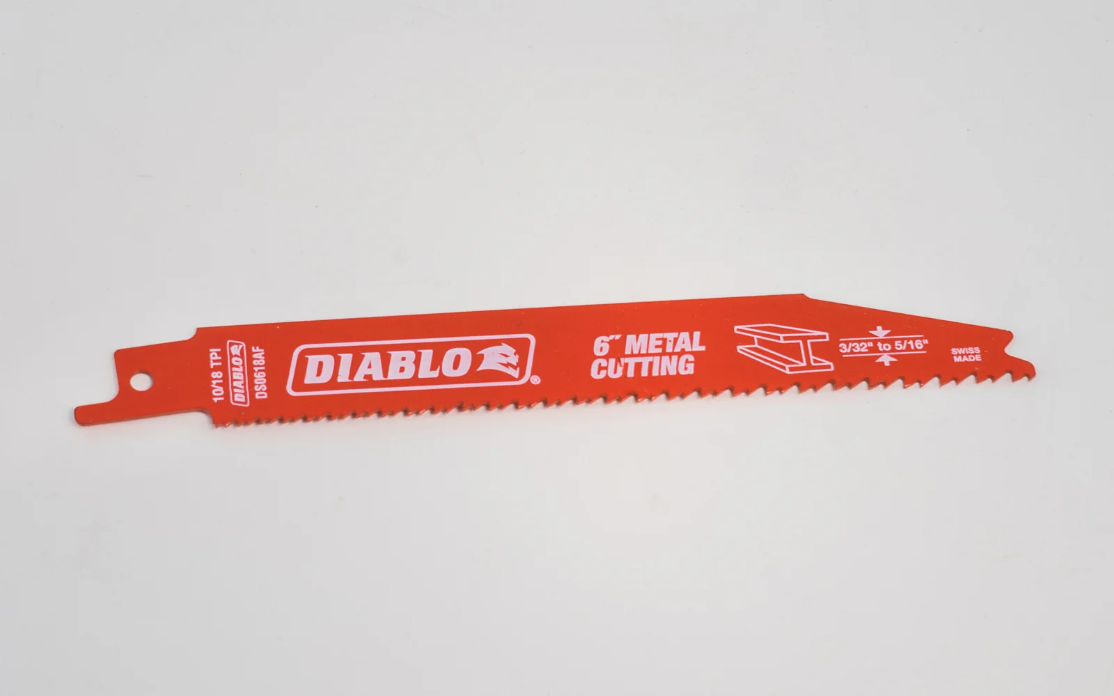Diablo 6" Metal Cutting Reciprocating Saw Blade - 10 / 18 TPI