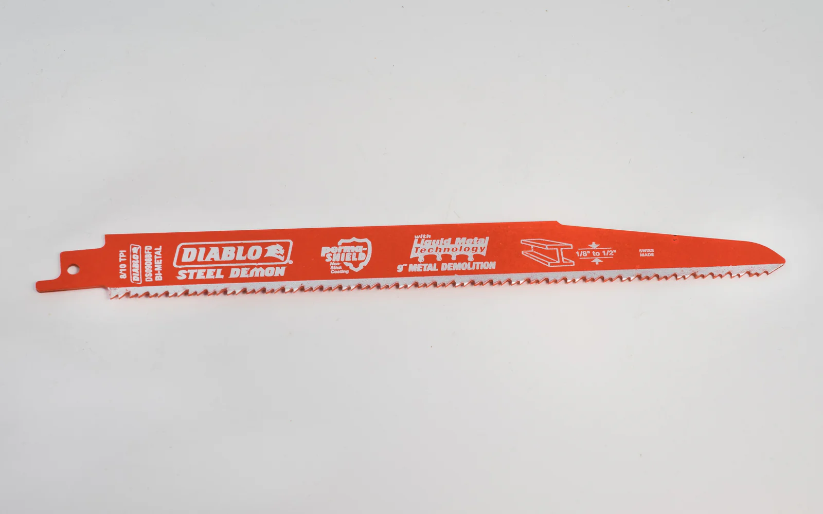 Diablo 9" Metal Cutting Reciprocating Saw Blade - 8 / 10 TPI