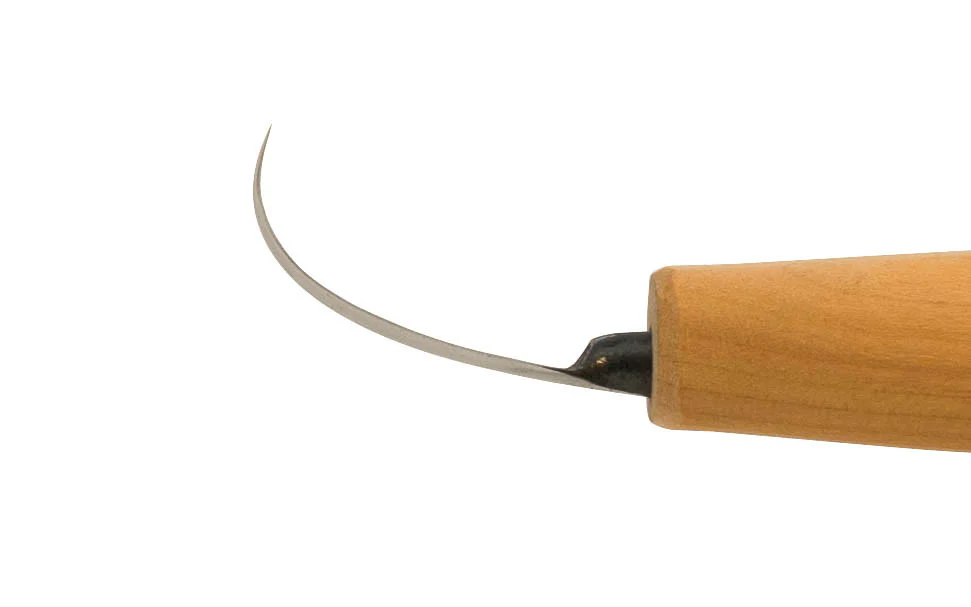 North Bay Forge Double-Edge General Bent Carving Knife ~ BN-G - Image 3