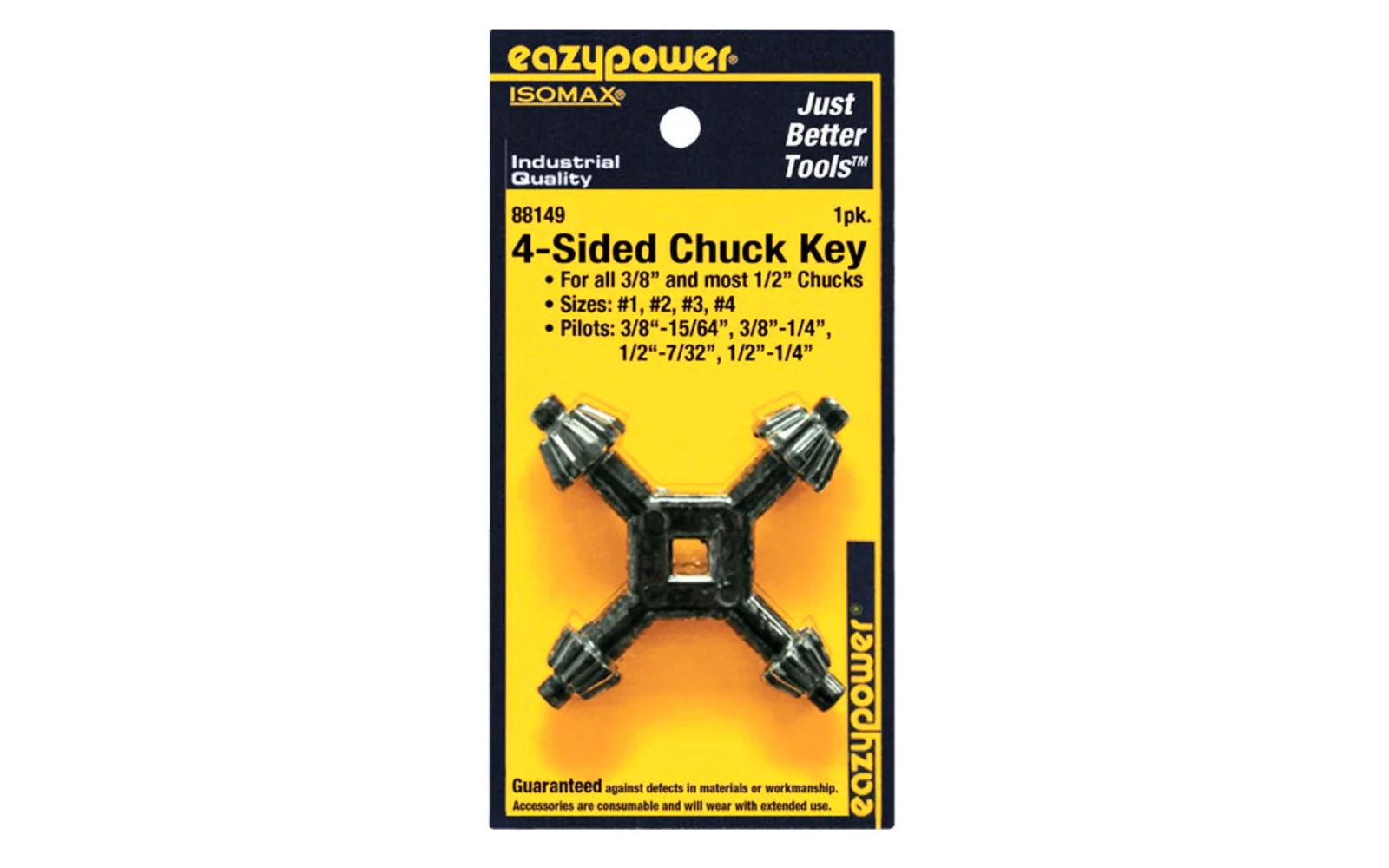 Eazypower 4-Sided Chuck Key