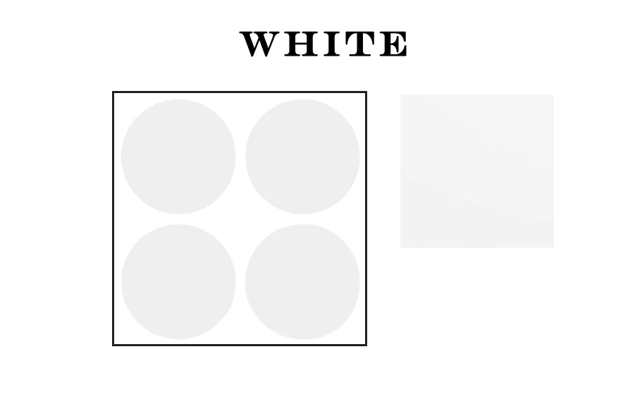 FastCap 2-1/4" White Adhesive Cover Caps "Erasable FastPads" - Solid PVC ~ 80 Pieces