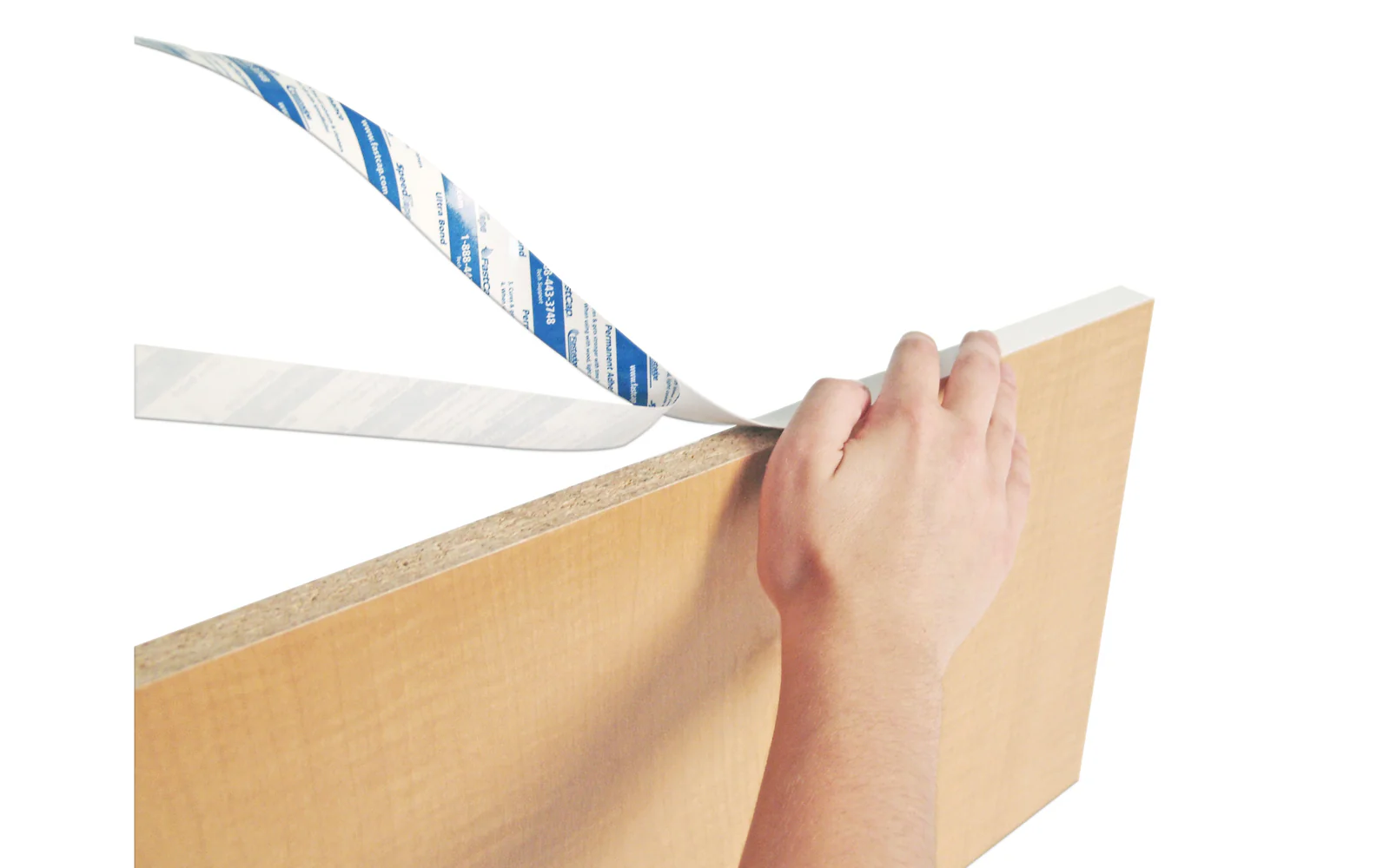 FastCap 3/4" x 50' White 'Fastedge' Edgebanding Tape - Solid PVC ~ 50 ft - Image 2