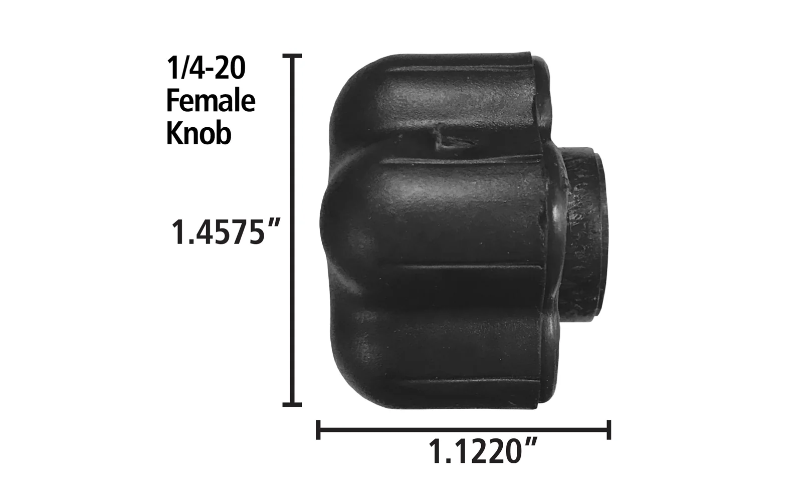FastCap Five Point Knob ~ 1/4-20 Female Thread - Image 3