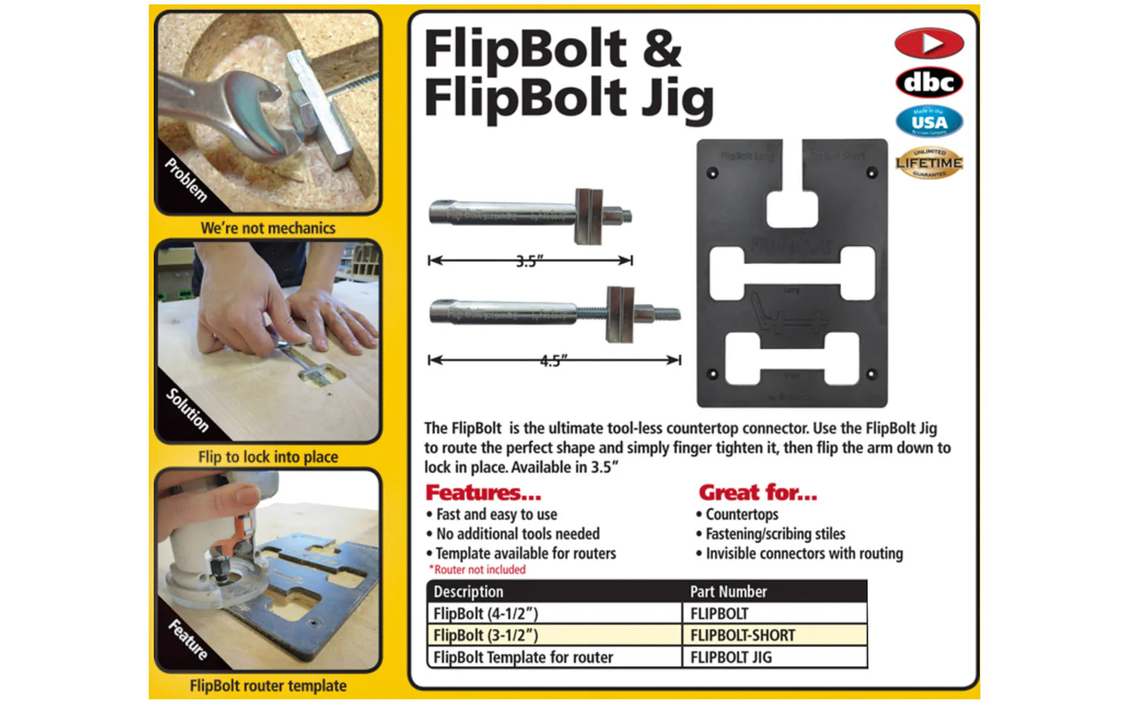 FastCap FlipBolt - Countertop Connector - Image 8