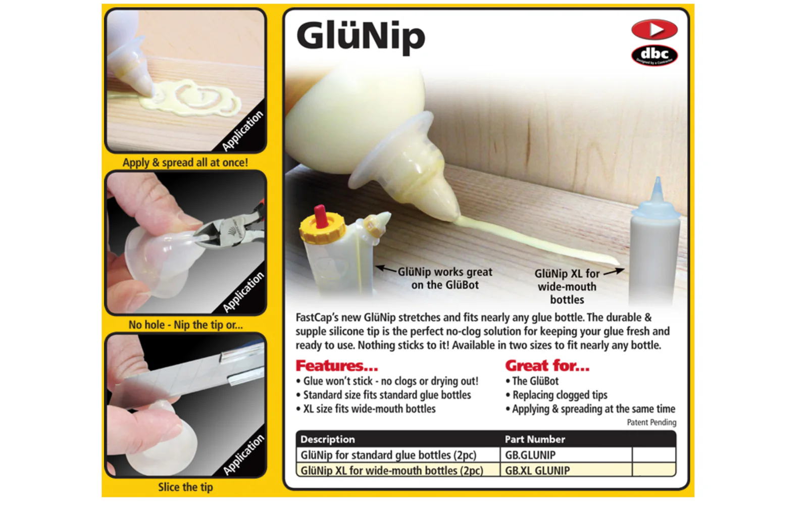 FastCap GluNip ~ Supple Silicone Bottle Top - Image 2