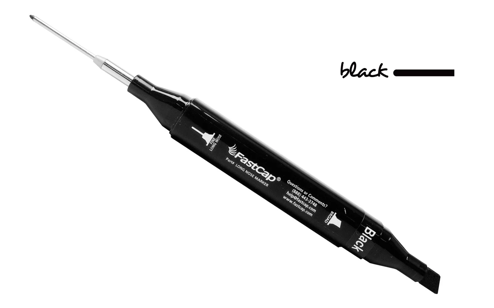 FastCap Long Nose Marker ~ Black