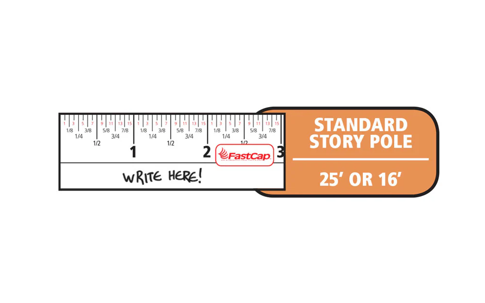 FastCap ProCarpenter Tape Measure ~ Standard Story Pole - Image 2
