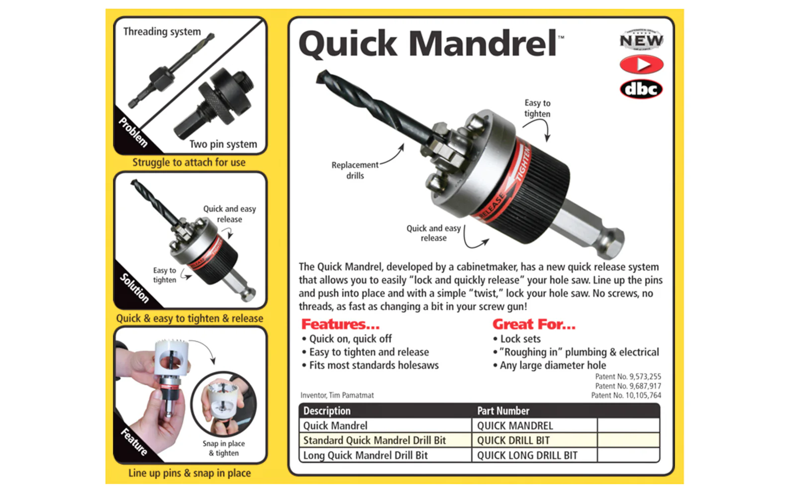 FastCap Quick Mandrel for Holesaws - Image 4