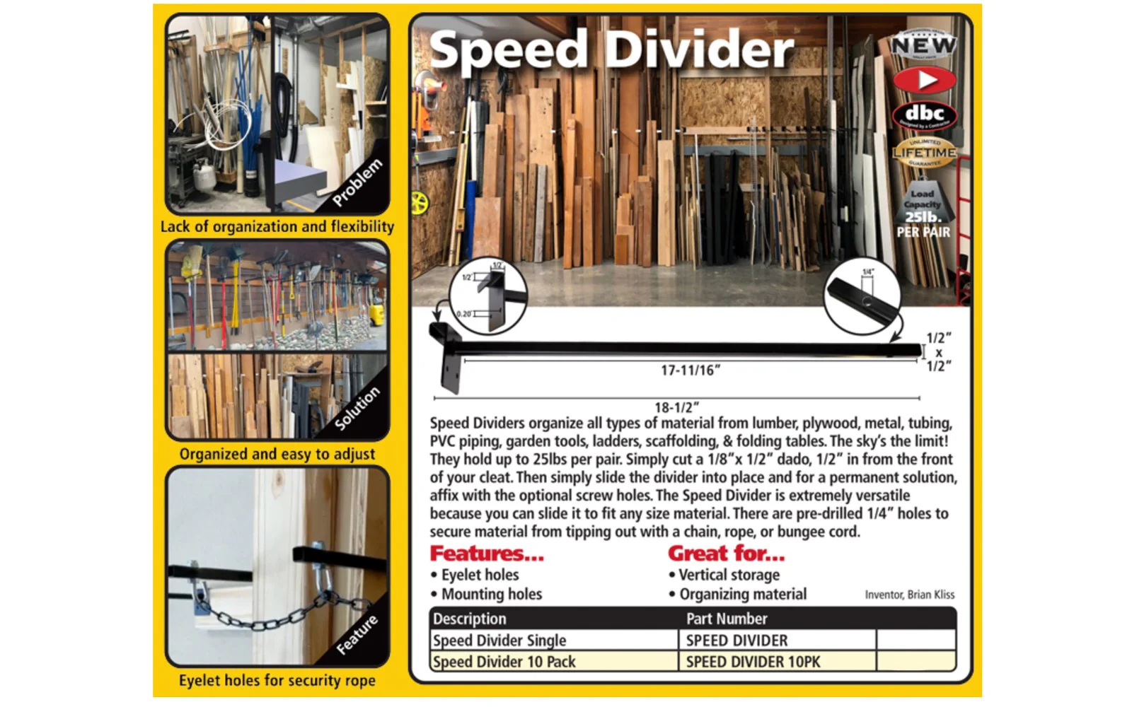 FastCap Speed Divider - Organizer Divider for Materials - Image 3