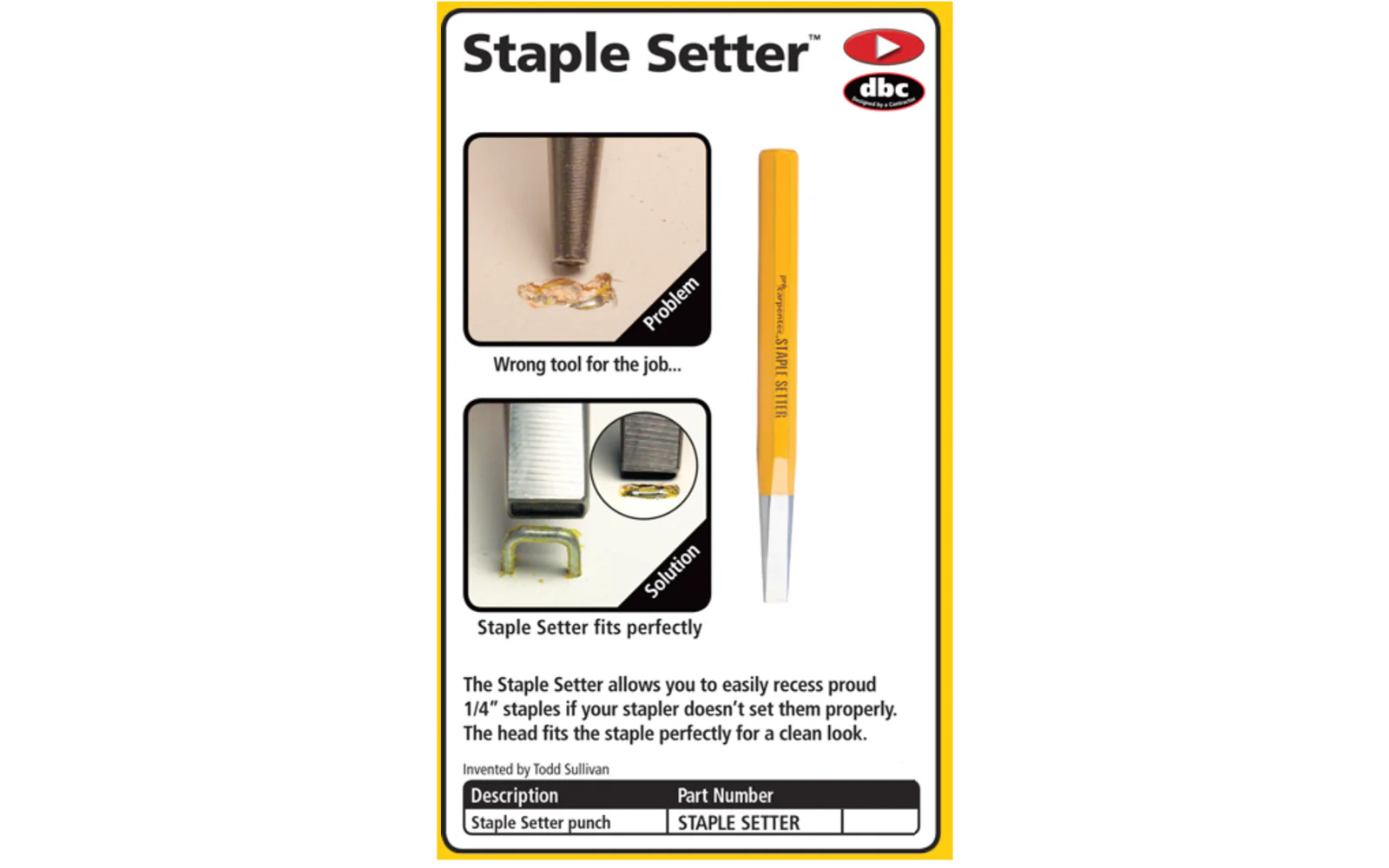 FastCap Staple Setter Punch Tool - Image 2