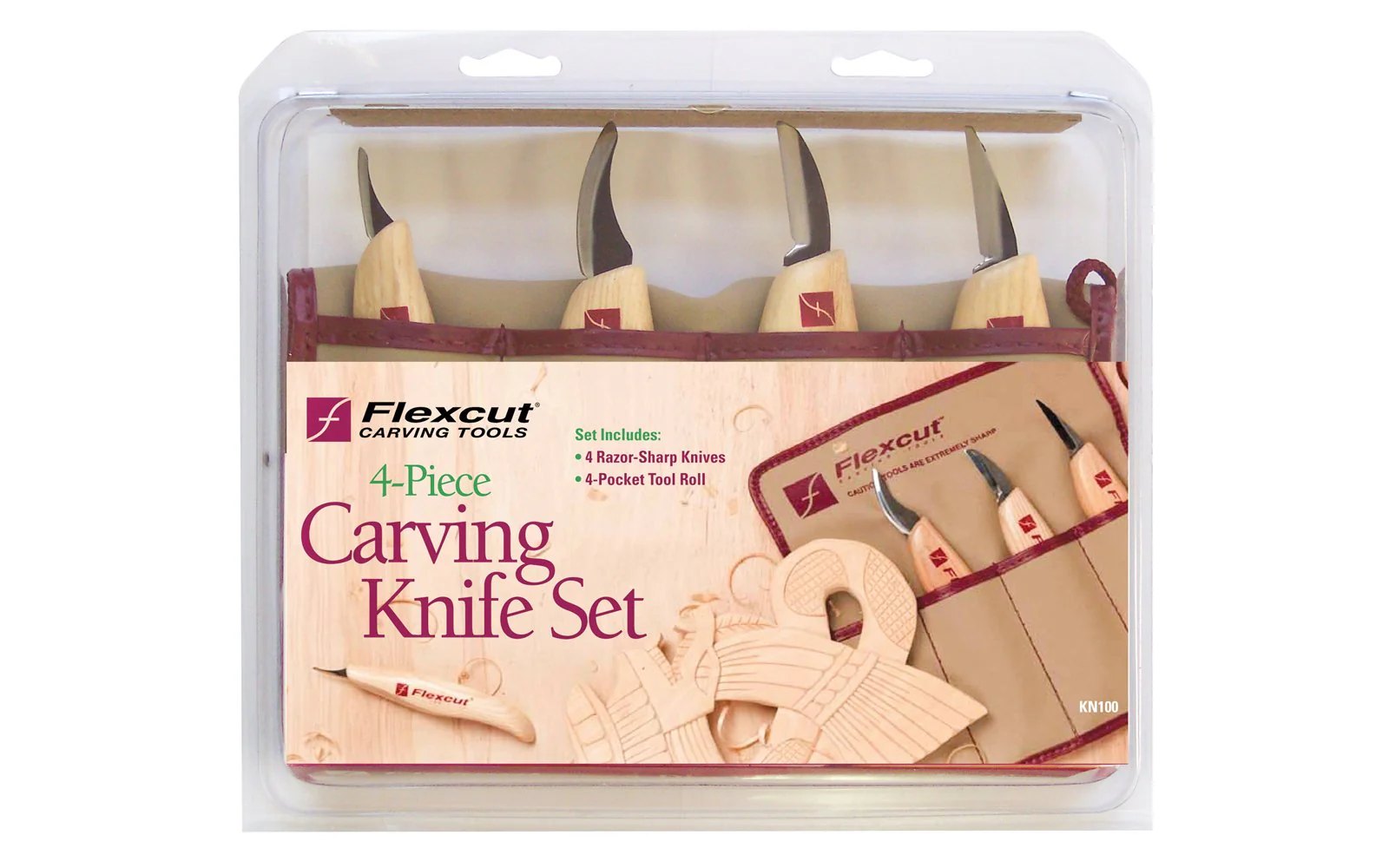 4-Piece Knife Carving Set - Image 3