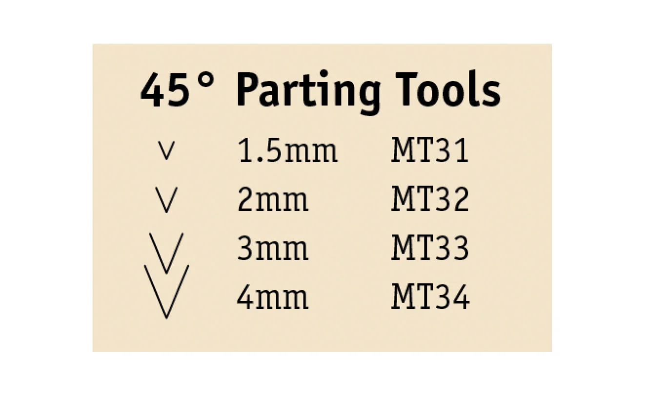 Flexcut 45° Parting Micro Tool Carving Set ~ MT600 - Image 2