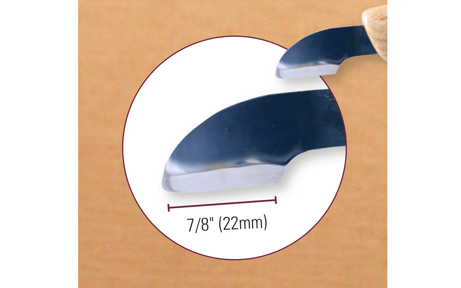 Left-Handed Hook Carving Knife - Image 2