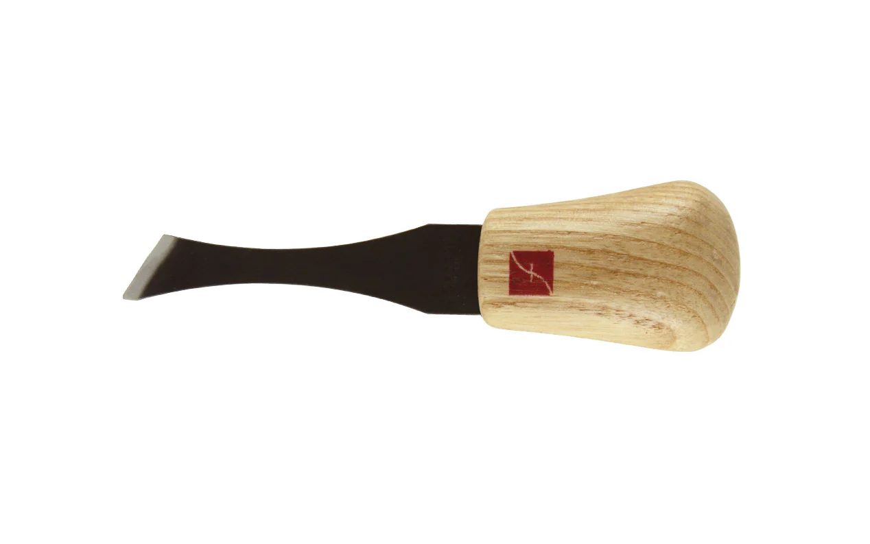 Palm Carving Tool, Double Bevel Skew ~ #2 x 9/16" - Image 3