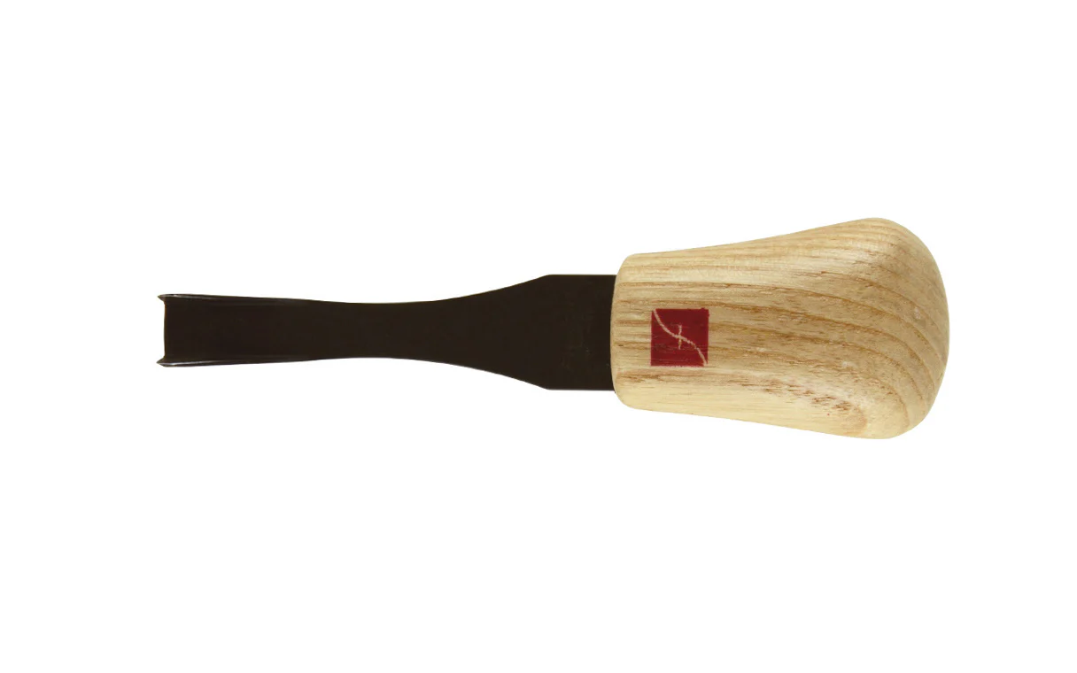 Palm Carving Tool, Macaroni Gouge ~ 7/16" - Image 2