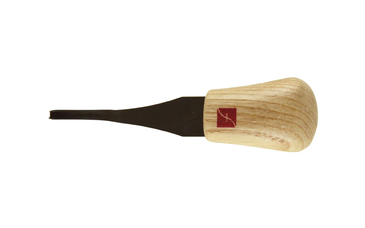 Palm Carving Tool, Gouge ~ #11 x 1/8" (3 mm) - Image 2
