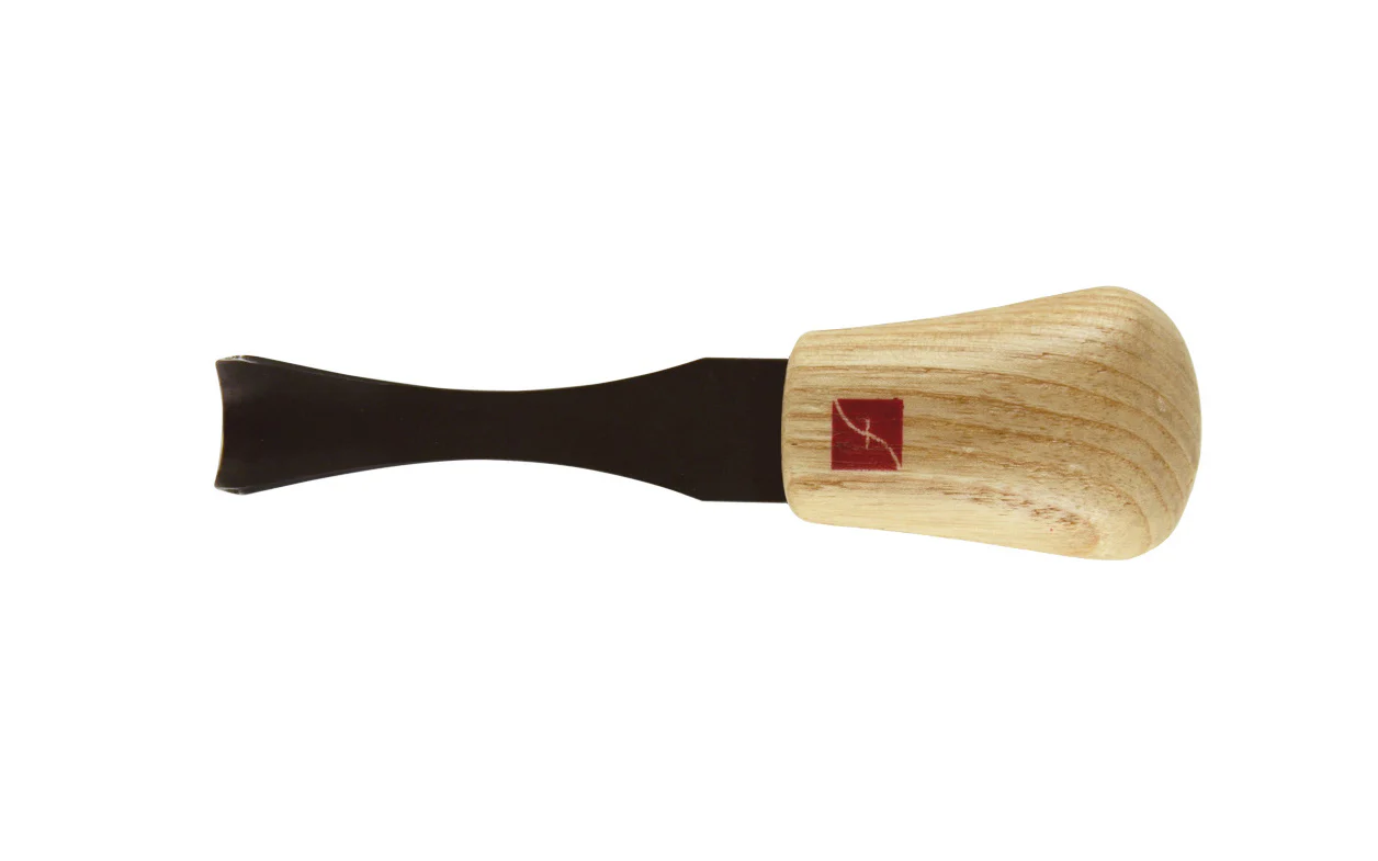 Palm Carving Tool, Gouge ~ #8 x 11/16" (17 mm) - Image 2