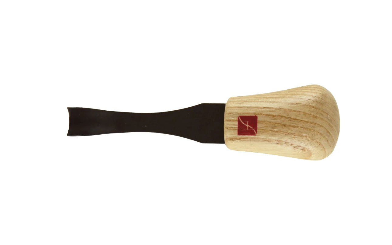 Palm Carving Tool, Gouge ~ #9 x 9/16" (14 mm) - Image 2
