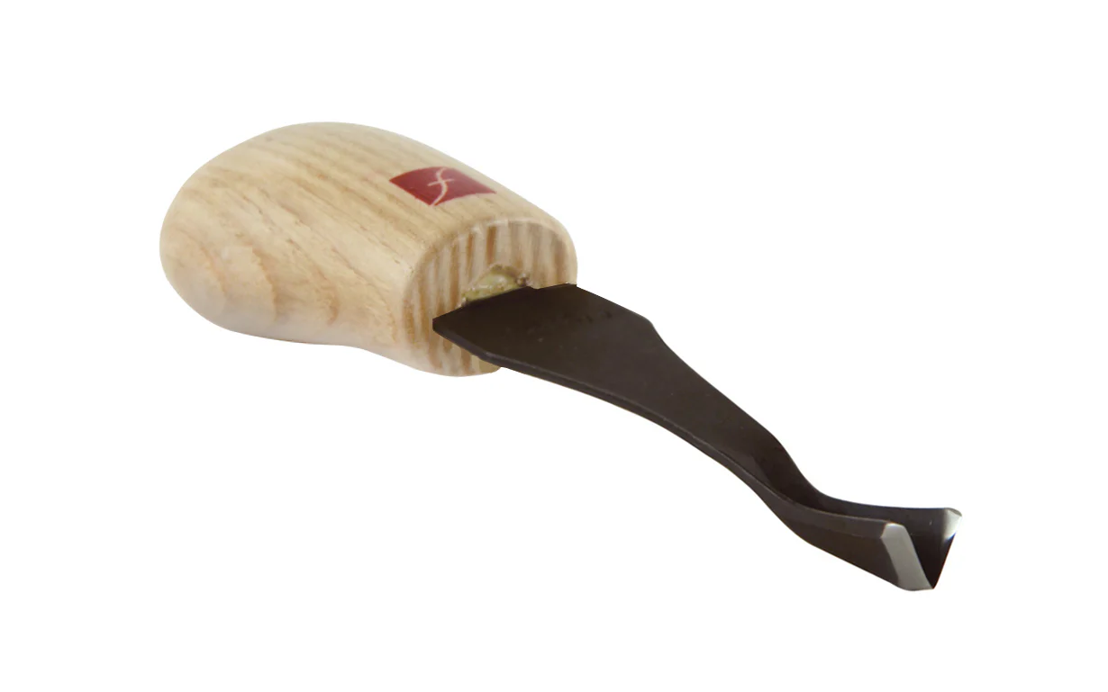 Palm Carving Tool, V-Tool ~ 45° x 1/4" (6 mm)